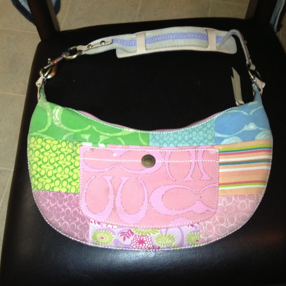 Coach authentic spring purse:)