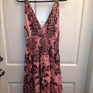 Pink and Brown Dress