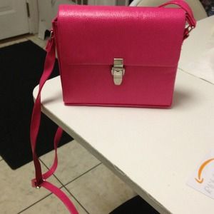 Vintage Hot Pink Claudia Barnes Purse