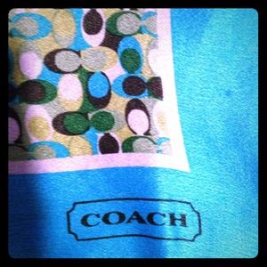 COACH silk scarf