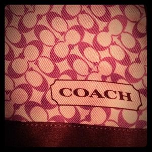 COACH silk scarf