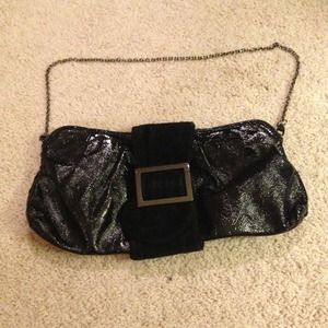 Black bebe clutch