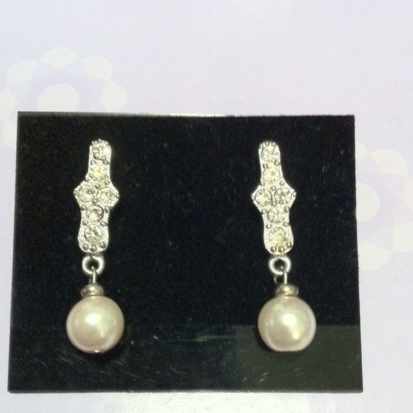 Pink pearl earring and choker set - Picture 1 of 2