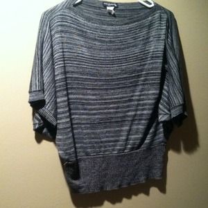 Vivid collection bat wing blouse