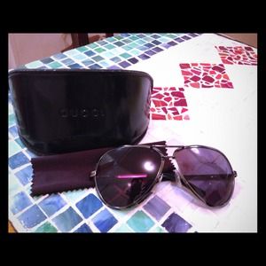SOLD!!! Gucci Aviator Sunglasses