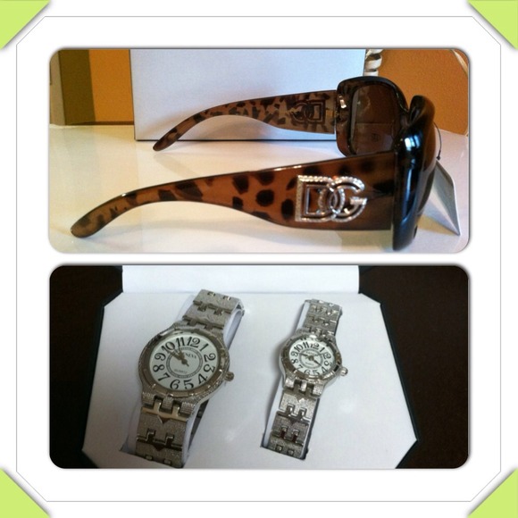 Bundle Geneva  watch with D&G sunglasses