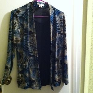Multicolor jacket with attached shell