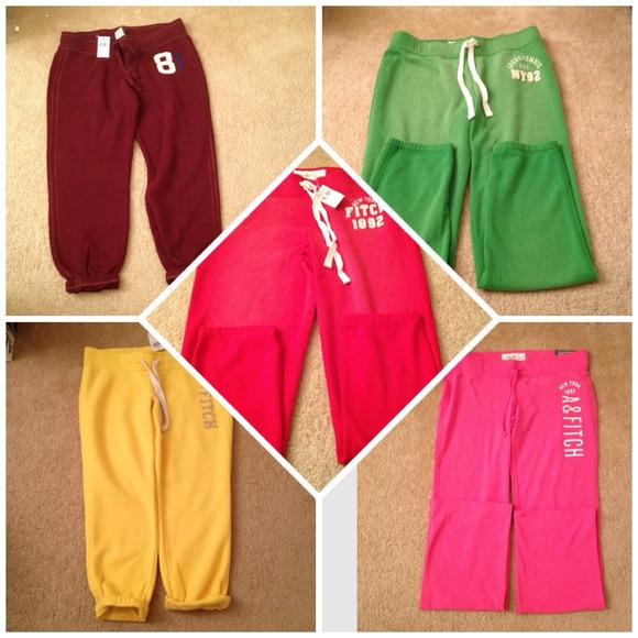 🔴Reserved jenbenz🔴 Bundle 5 A & F sweatpants