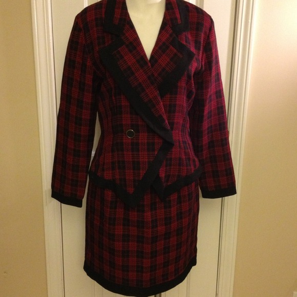 Jackets & Blazers - Red and black suit.