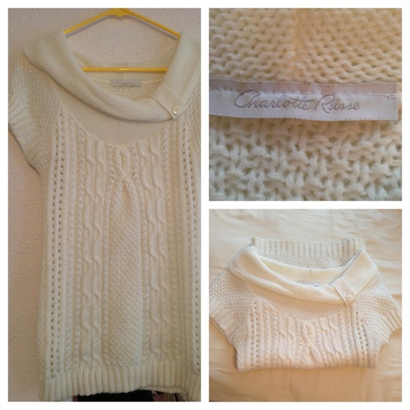 Short sleeve sweater