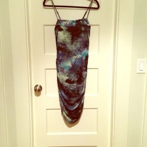 REDUCED: ark & co side ruched dress