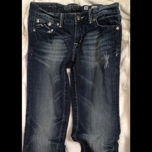 Miss Me jeans straight leg.  Size 30