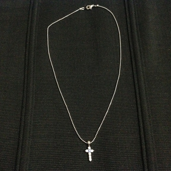 ❗❗SOLD❗❗Silver necklace with cross pendant