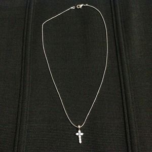 ❗❗SOLD❗❗Silver necklace with cross pendant