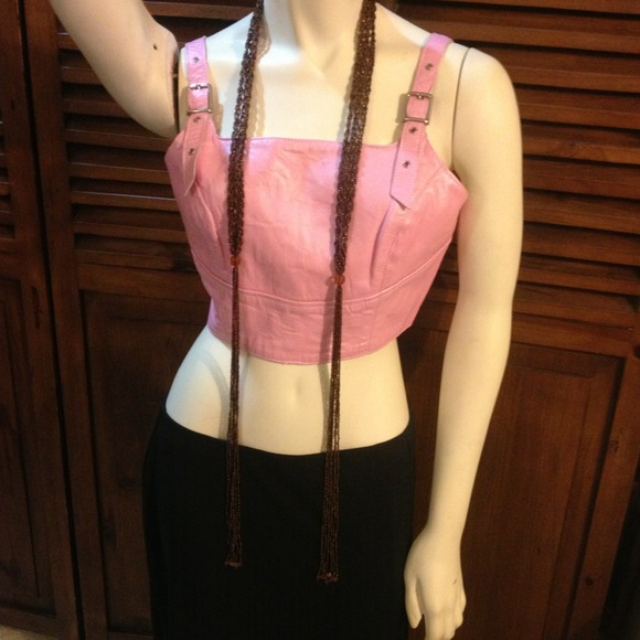 Brown Braided Beaded Necklace