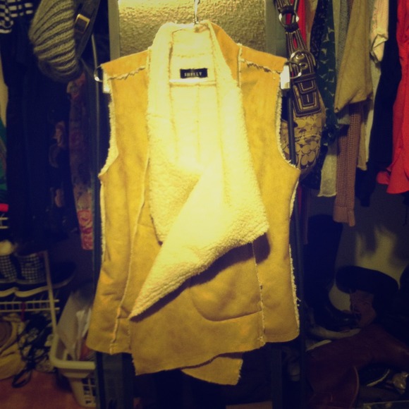 Faux Sheep skin vest