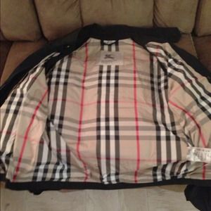 Men's authentic Burberry rain jacket