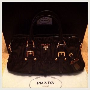 Prada Tessuto Gaufre Small Satchel
