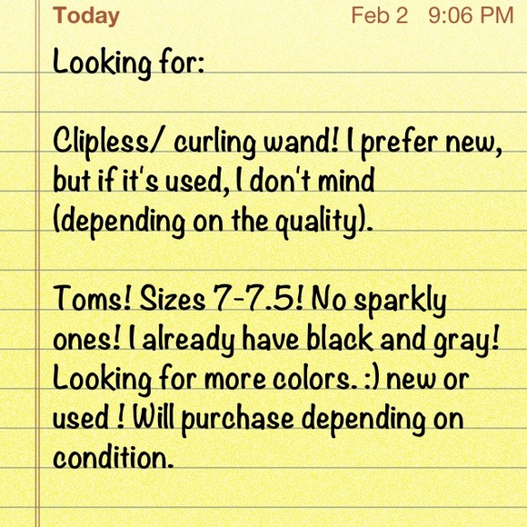 Looking for. :)