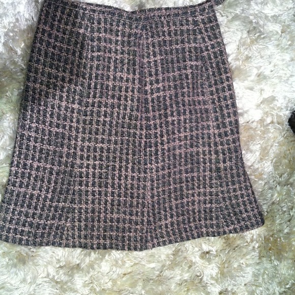 Jones NY pink wool skirt