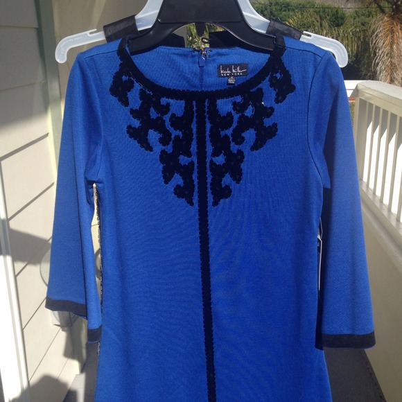 Nicole miller dress girls 12. beading on stripes - Picture 1 of 3