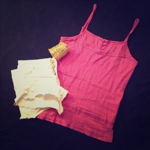 O'Neil pink spaghetti strap top