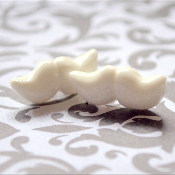 Mustache Studs - Picture 1 of 3