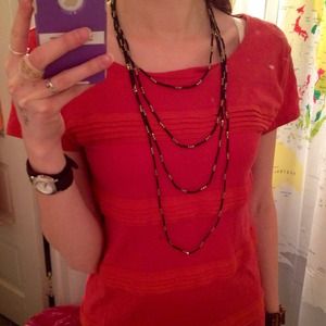 Shirt and necklace