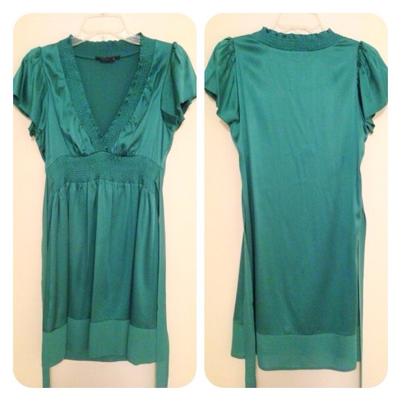 BCBG Forest Green Dress
