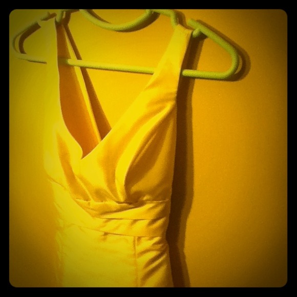 REDUCED! Yellow prom dress
