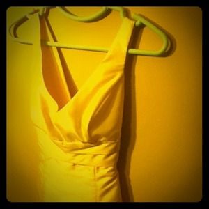 REDUCED! Yellow prom dress