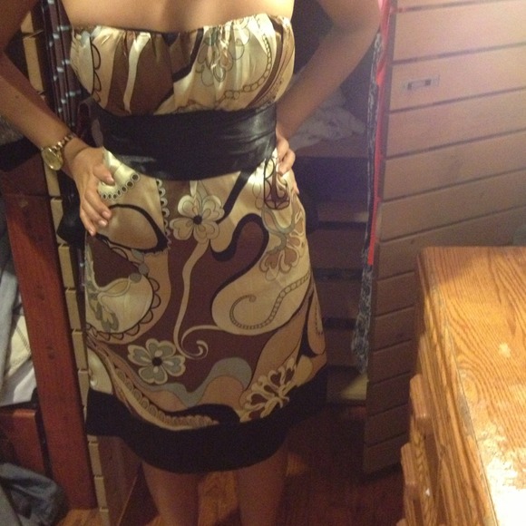 Brown dress like new