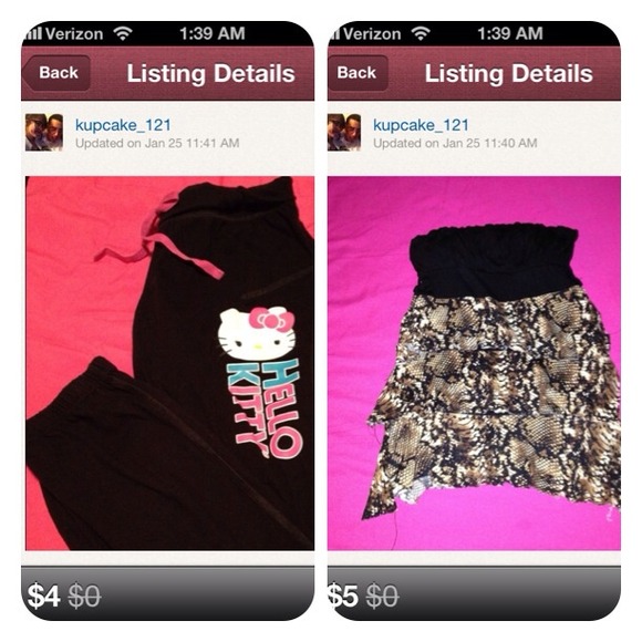 🎀Reserved for @drea3223 Hello kitty & tube top🎀