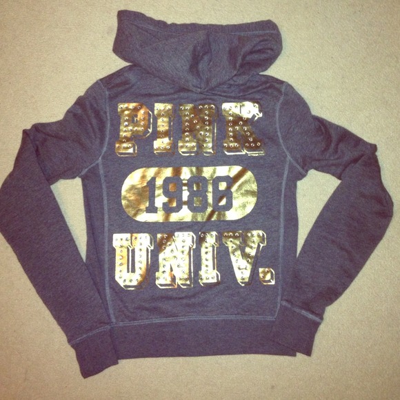 🚫SOLD🚫Victoria Secret PINK Grey Zip Hoodie