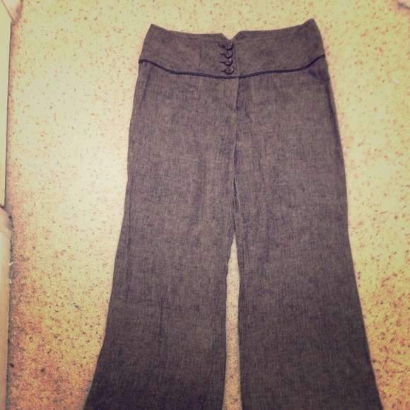 Candies Brown Grain Work Pants