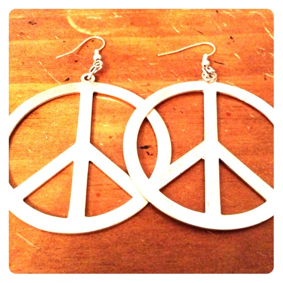 Peace Sign Earrings
