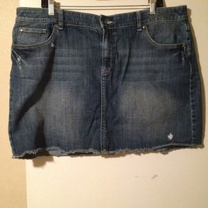 Denim skirt last call 10.00