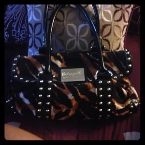 Betseyville by Betsey Johnson tiger print handbag