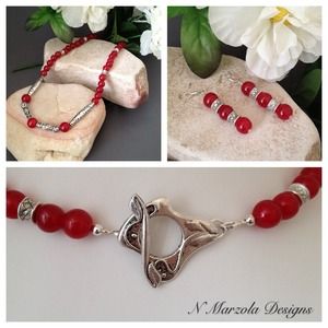 Carnelian Necklace Set