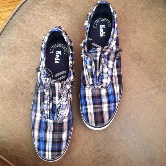 Ralph Lauren Print shoe stringless Keds!! Size 7!
