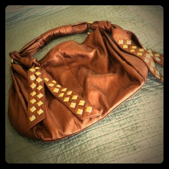 Bronze Studded Purse