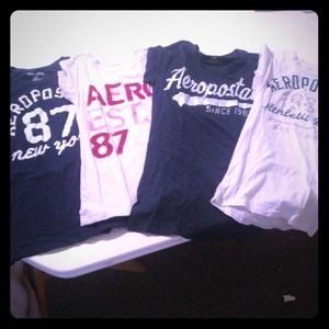 4 Aeropostale shirts! BUNDLE!!