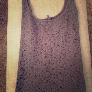 Grey tank top with detailing