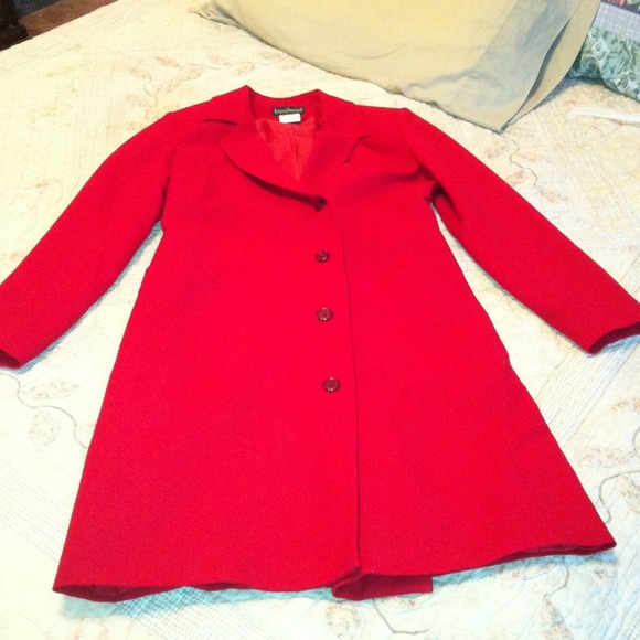 Red dress/long jacket