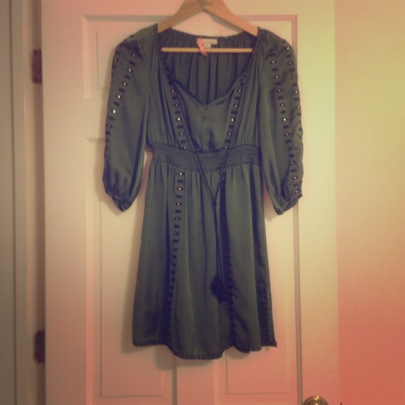 Boho silk dress