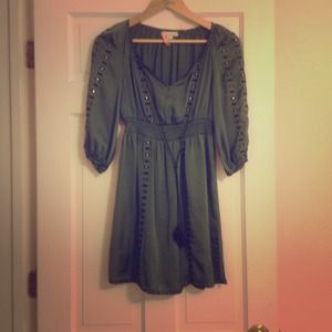 Boho silk dress