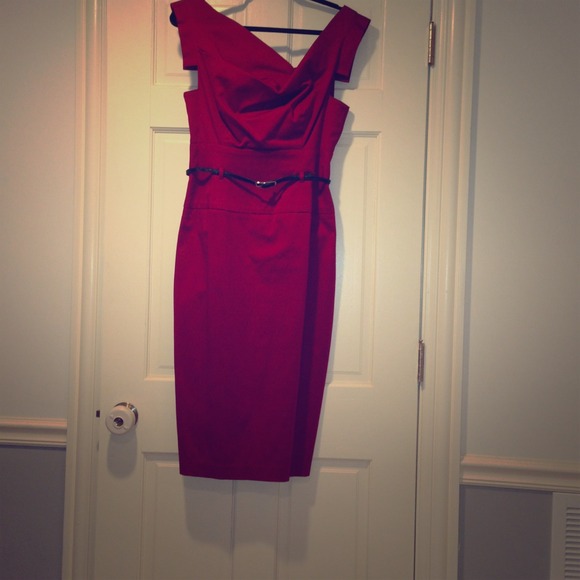 **Reduced**Black Halo Jackie-O Dress