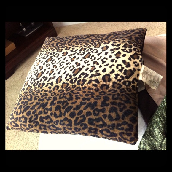 Cheetah print pillow!