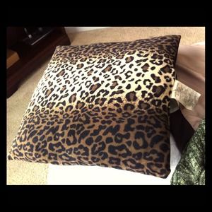 Cheetah print pillow!