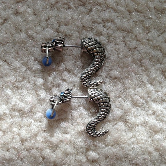 SOLD Dragon earrings